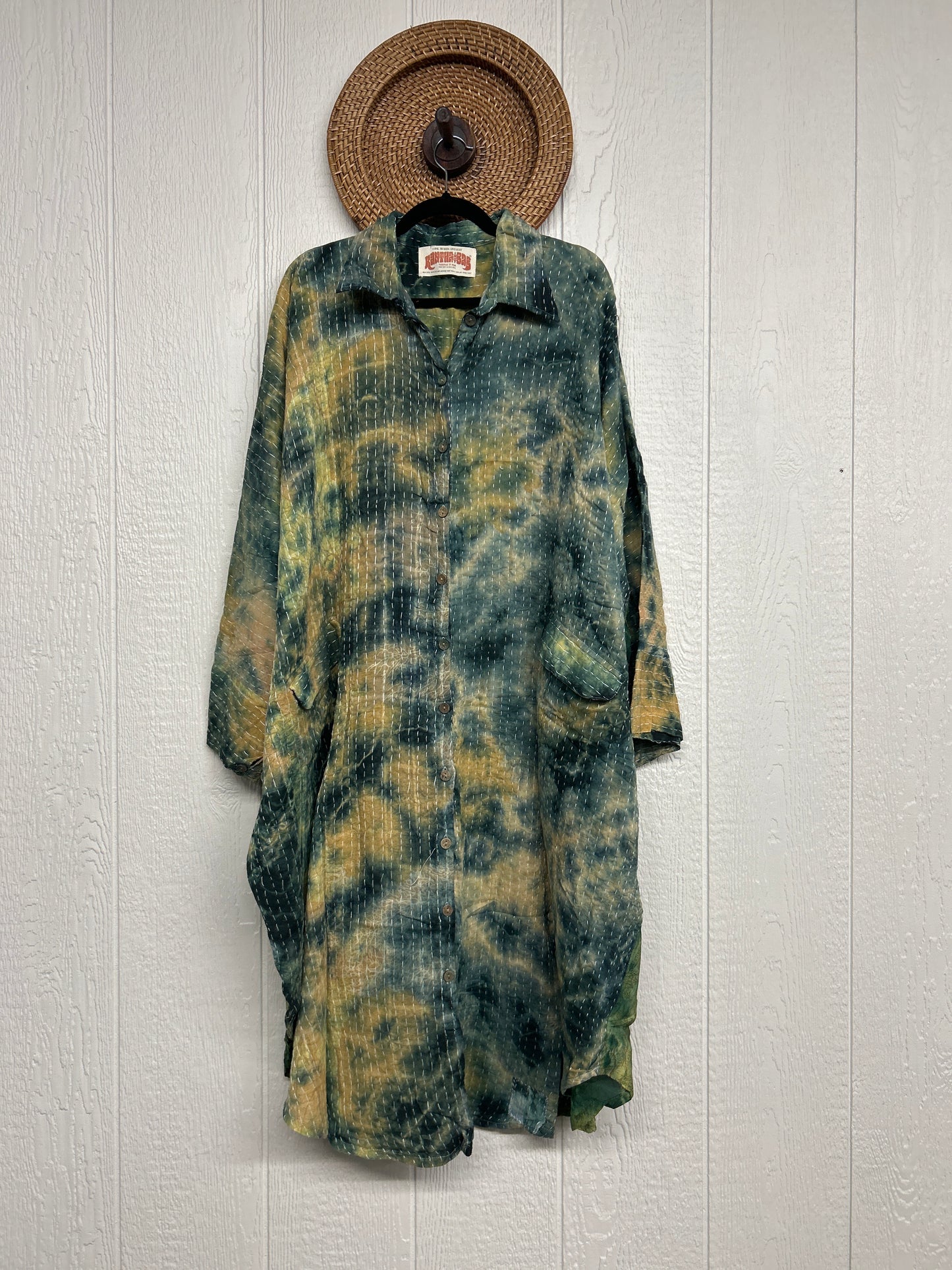 Pareo Kantha Free To Be Longsleeve Maxi 0526 022