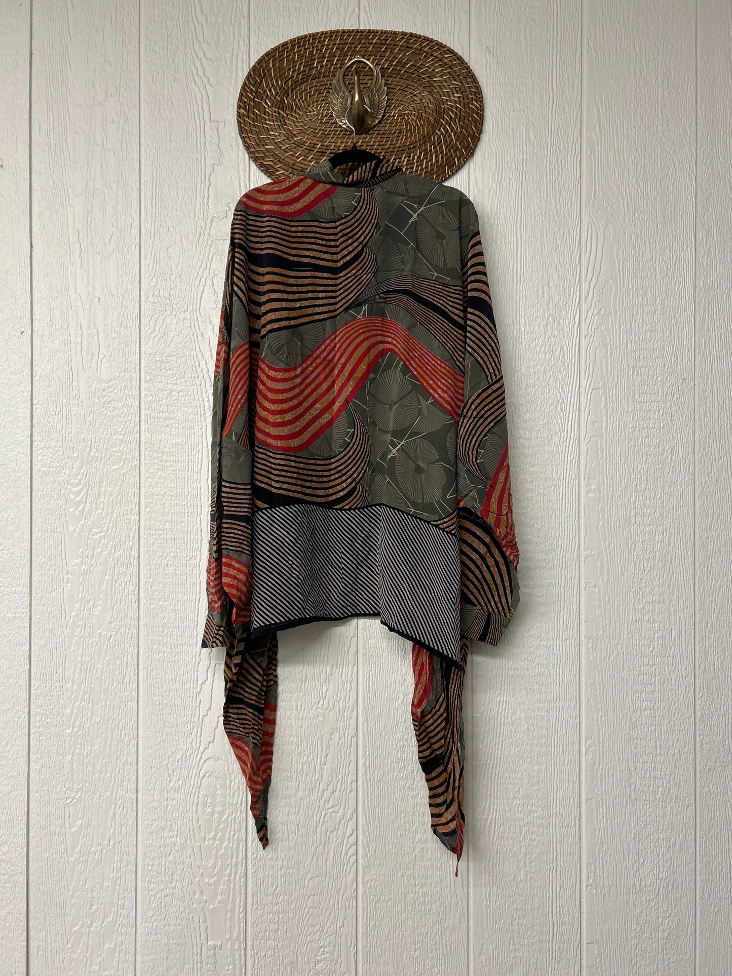 Crepe Sari Nirvana Button Down 1125 076