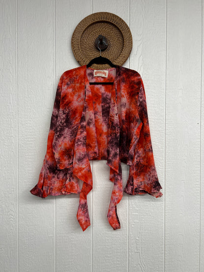Crepe Sari Zeppelin Crop Shrug 0426 130