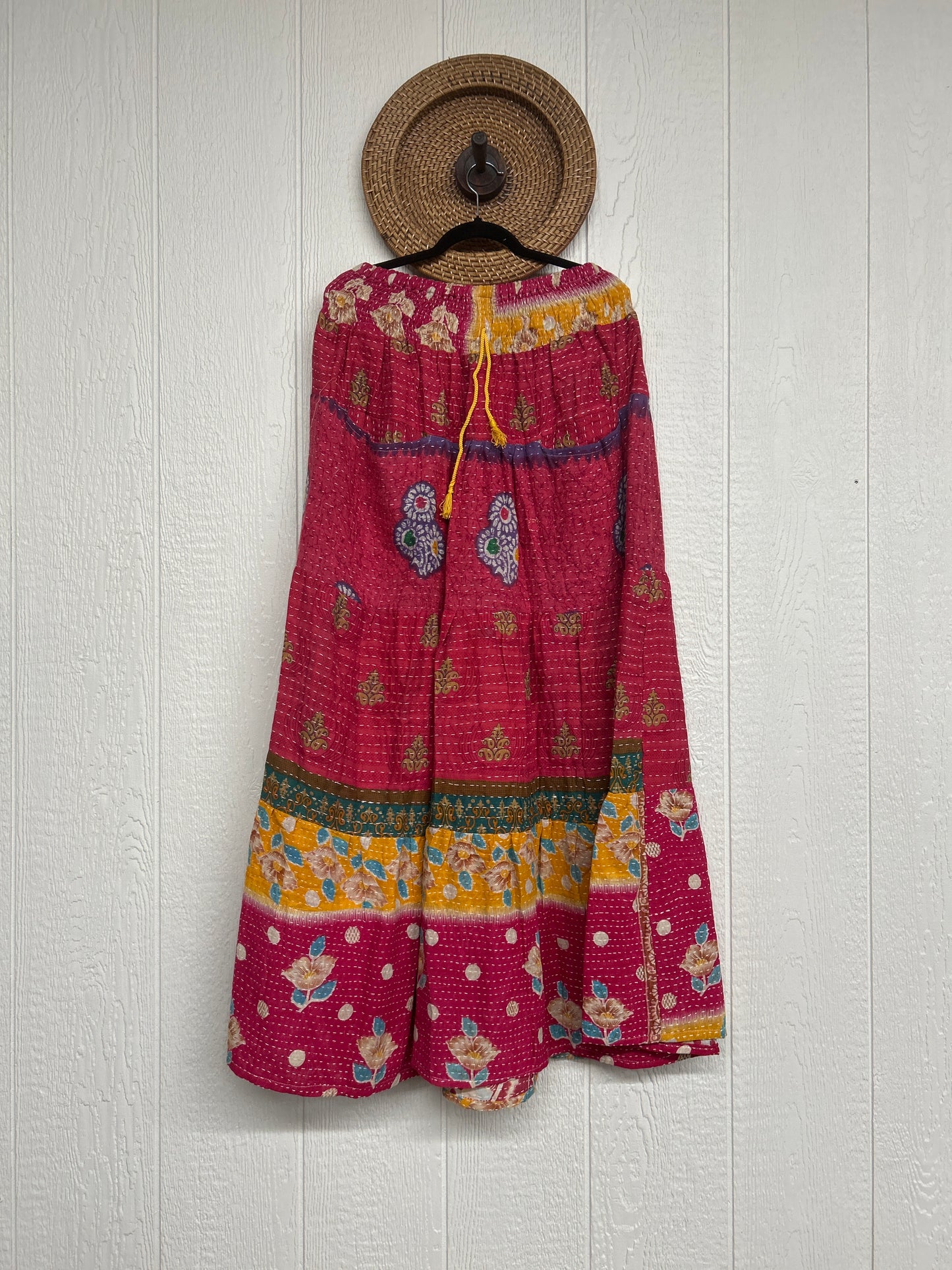 Pareo Kantha Lotus Maxi Skirt 0826 231