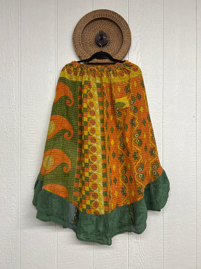 Pareo Kantha Wild Rose Skirt 0426 127