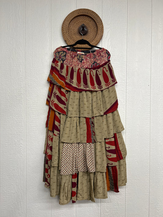 Rasgulla Sari Venus Ruffle Maxi 1125 186