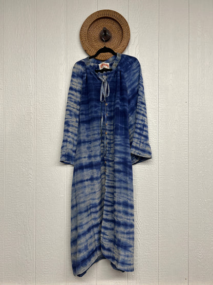 Crepe Sari Woodstock Duster Dress 0226 157