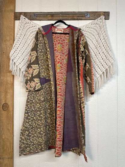 Fine Kantha Rising Sun Coat 1125 248