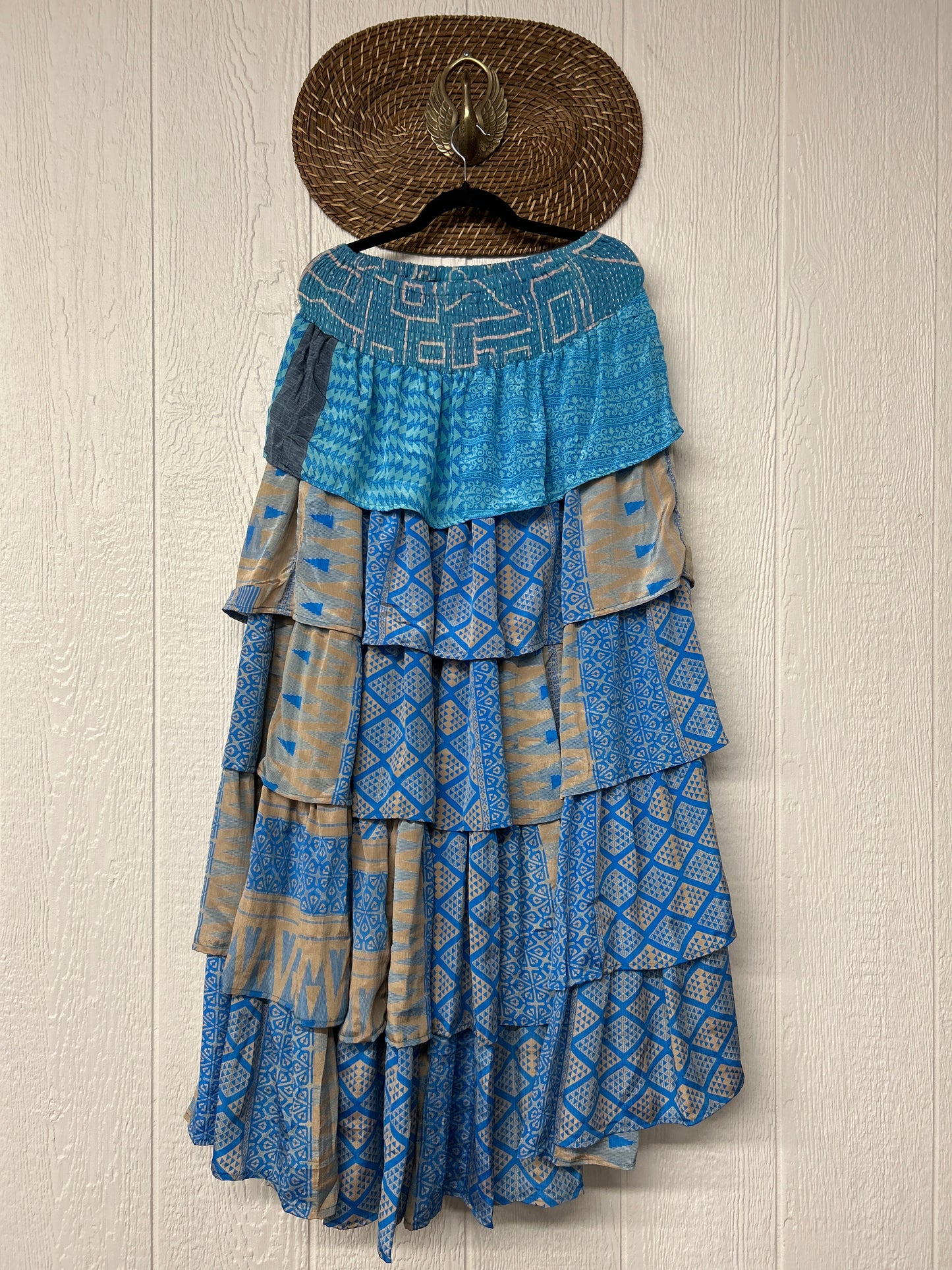 Rasgulla Sari Venus Ruffle Maxi 1125 064