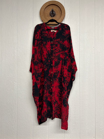 Crepe Sari Gaia Duster Dress 0826 233