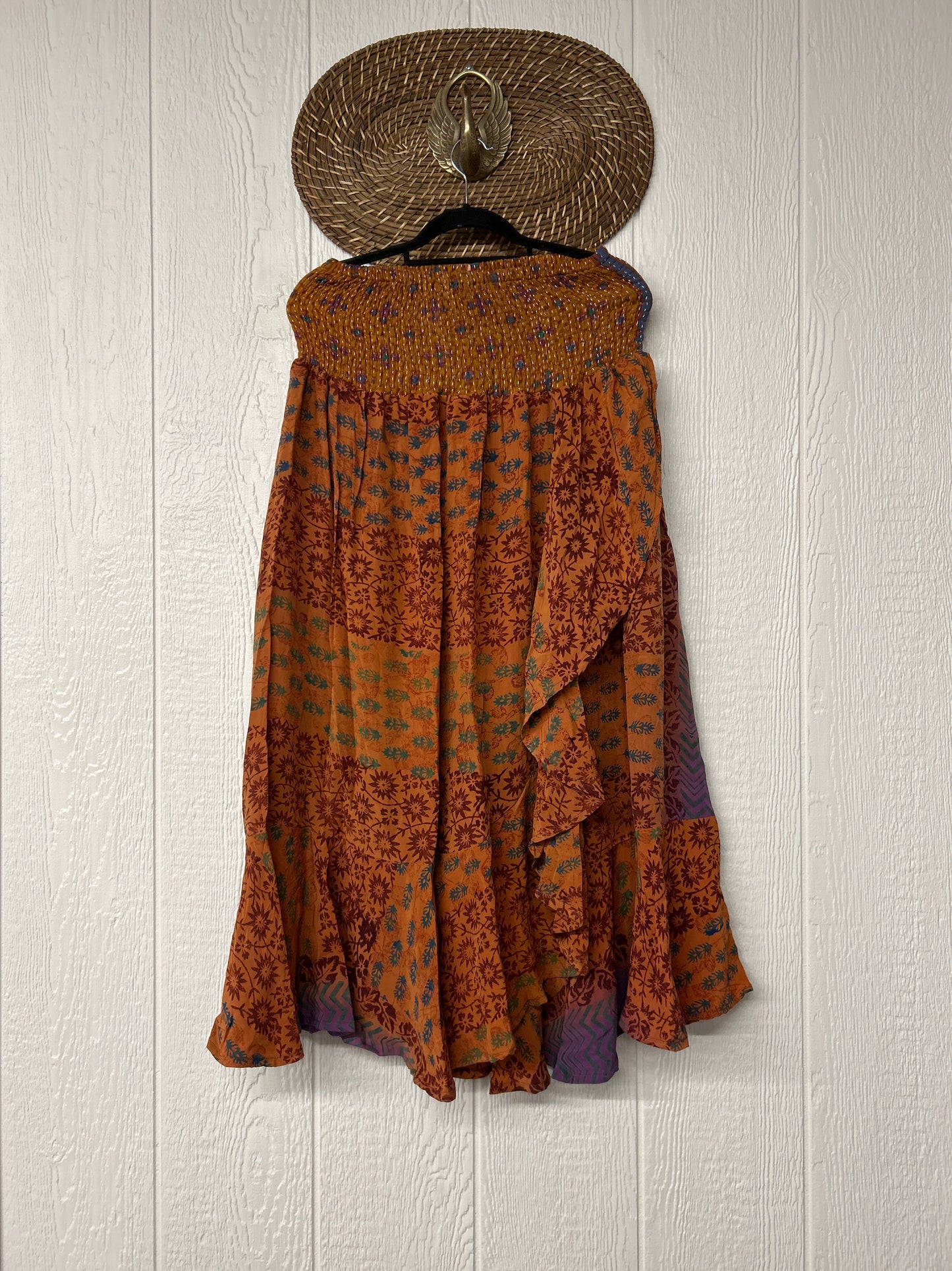 Crepe Sari Inner Peace Wrap Skirt 0626 151