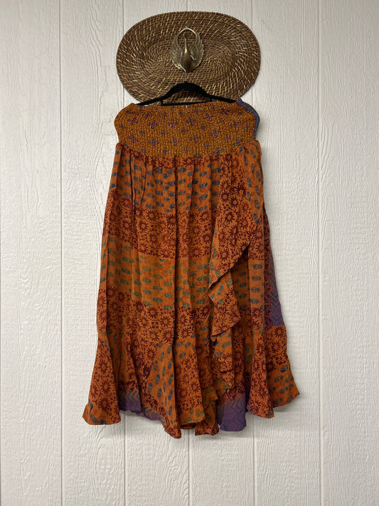 Crepe Sari Inner Peace Wrap Skirt 0626 151