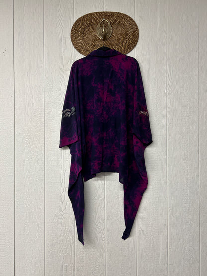 Crepe Sari Summer Nirvana Button Down 0626 051