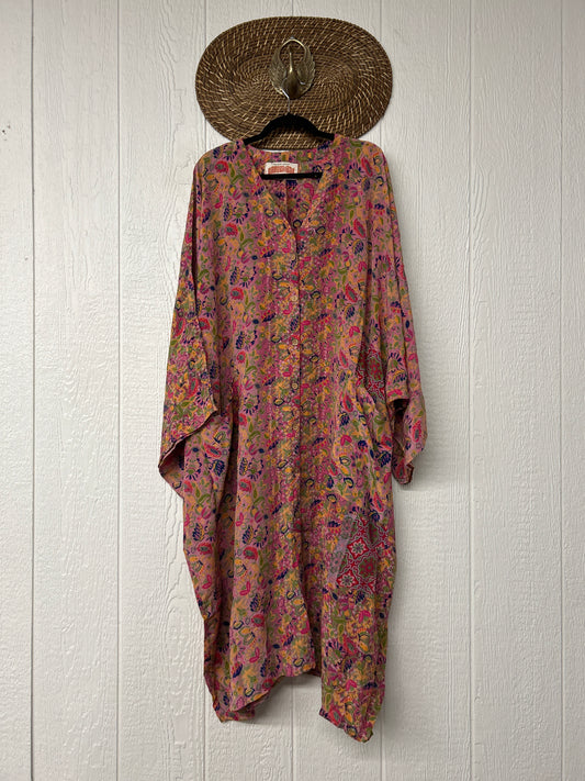Crepe Sari Gaia Duster Dress 0826 110