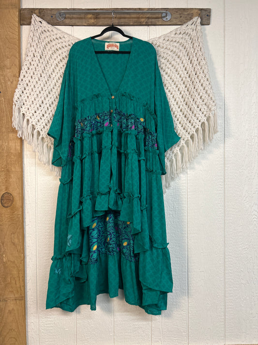 Rasgulla Sari Rhiannon Kimono 0826 100