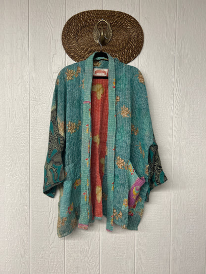 Pareo Kantha Shortie Majestic Kimono 0326 026