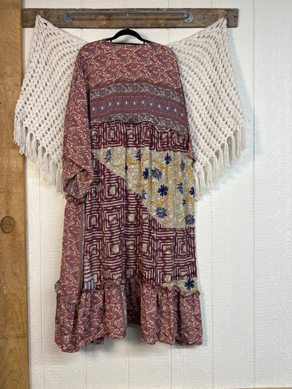 Rasgulla Sari Rhiannon Kimono 0826 102