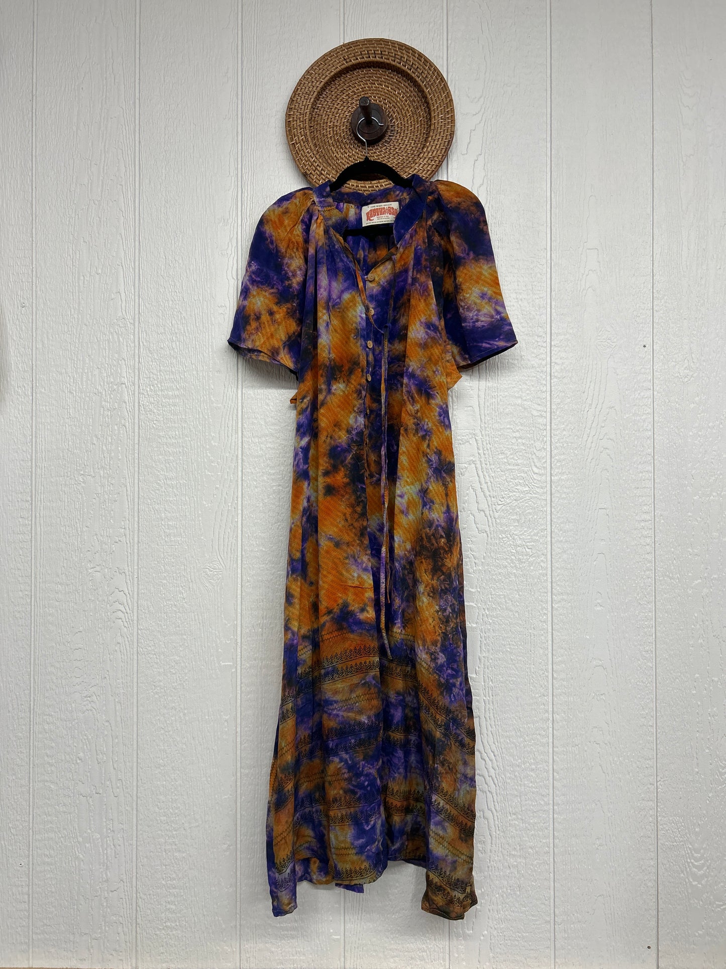 Crepe Sari Summer Woodstock Duster 0626 135
