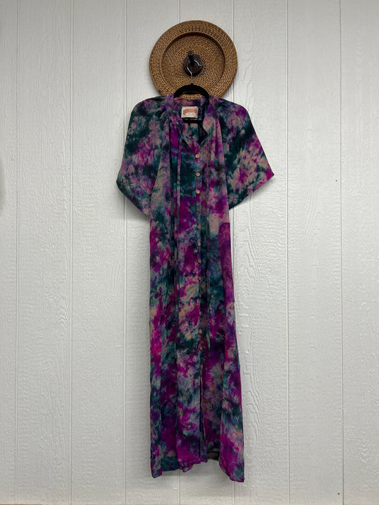 Crepe Sari Summer Woodstock Duster 0626 077