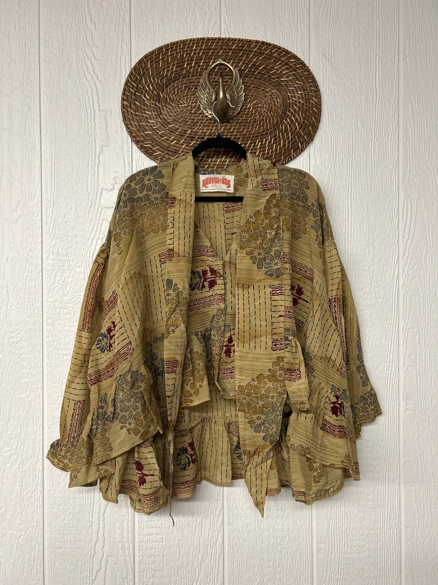 Crepe Sari Wild Rose Top 1225 199