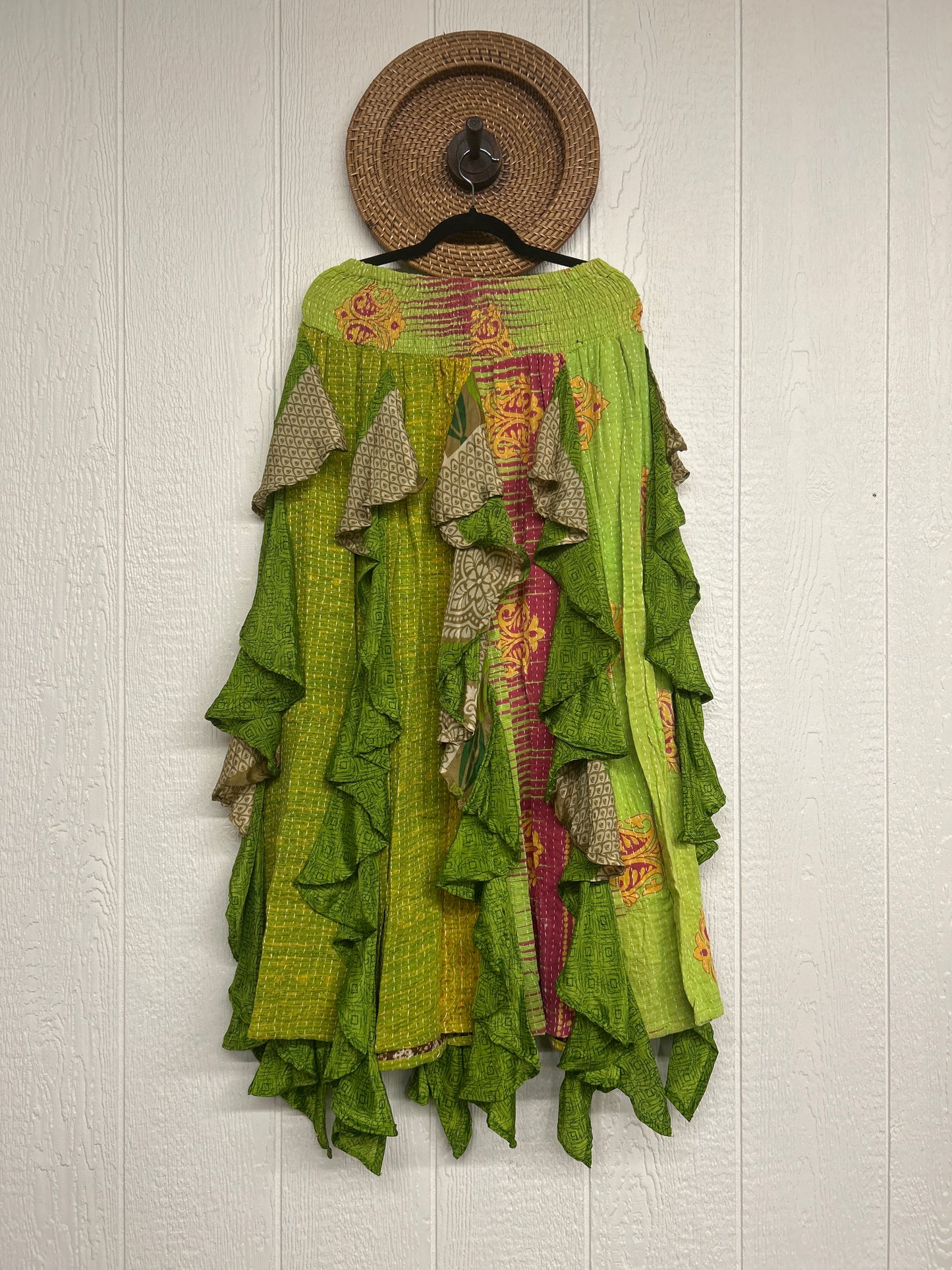 Pareo Kantha Willow Maxi Skirt 0826 228