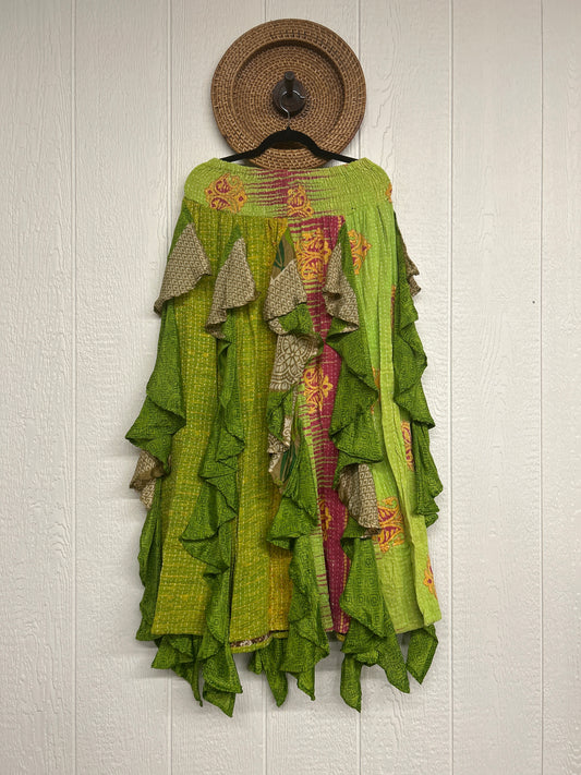 Pareo Kantha Willow Maxi Skirt 0826 228