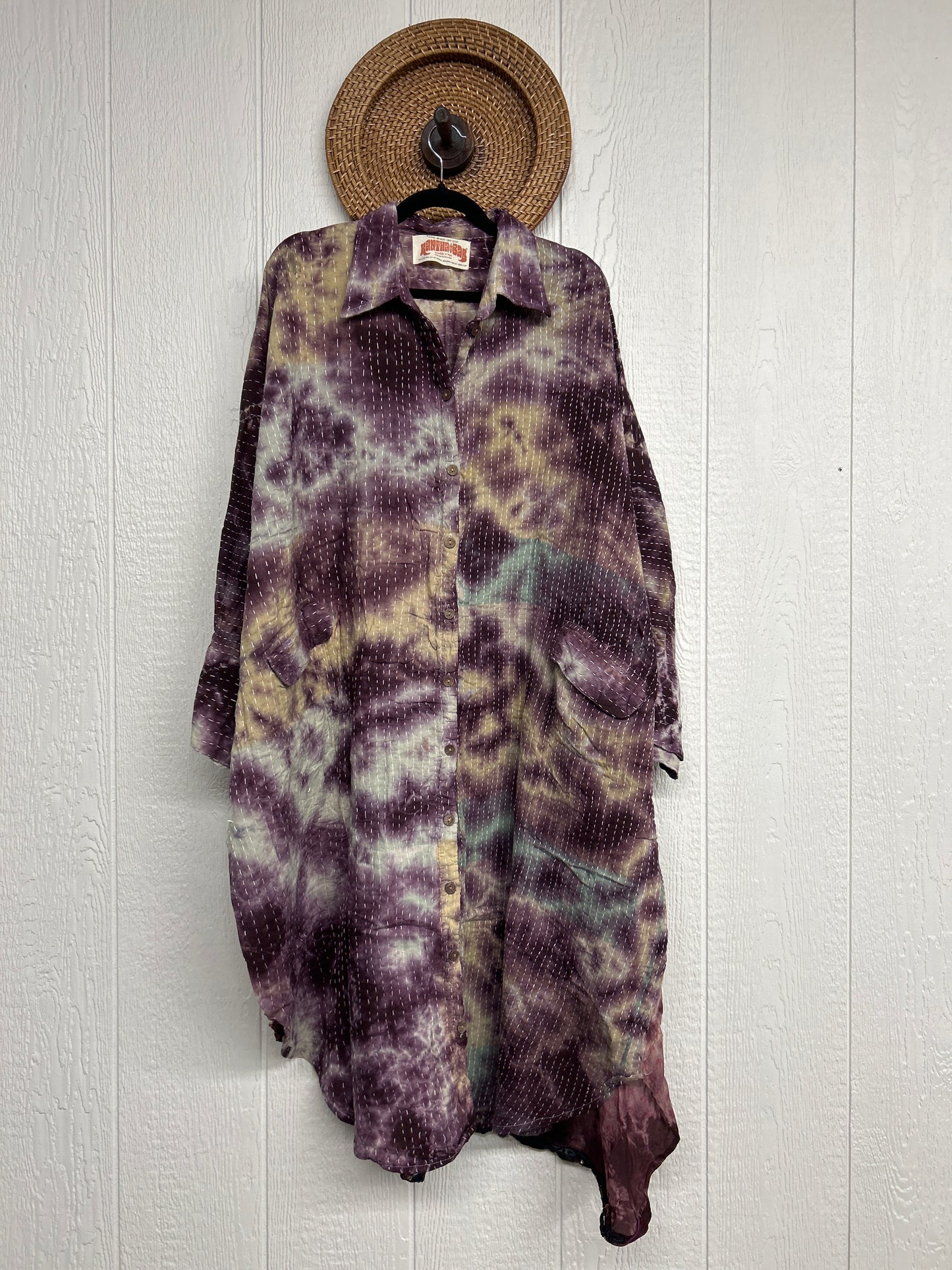 Pareo Kantha Free To Be Longsleeve Maxi 0526 050