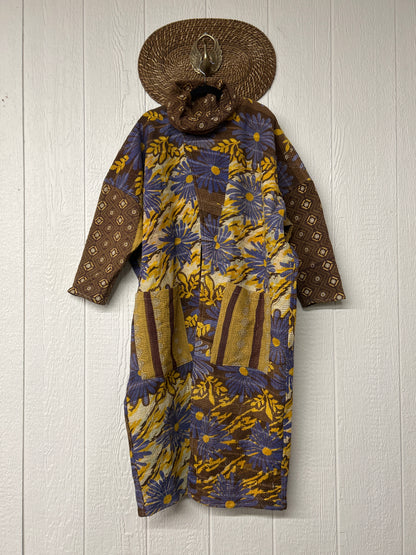 Fine Kantha Cowl Split Pullover 1225 026