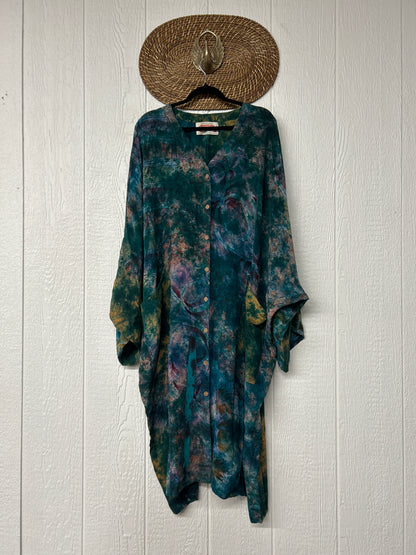 Crepe Sari Gaia Duster Dress 0426 175