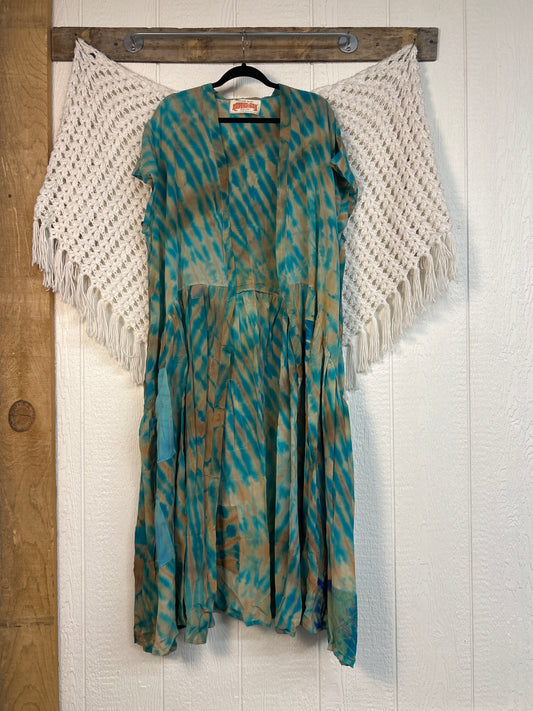Crepe Sari Summer Evermore Kimono 0726 278