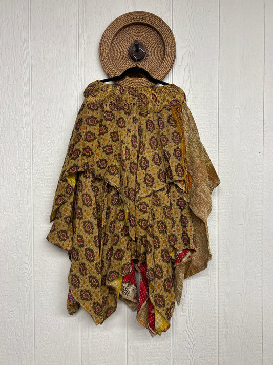 Pareo Kantha Pixie Skirt 0426 111