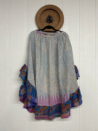 Pareo Kantha Wild Rose Skirt 0426 144