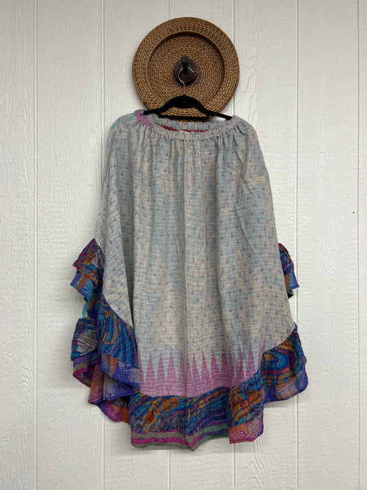 Pareo Kantha Wild Rose Skirt 0426 144