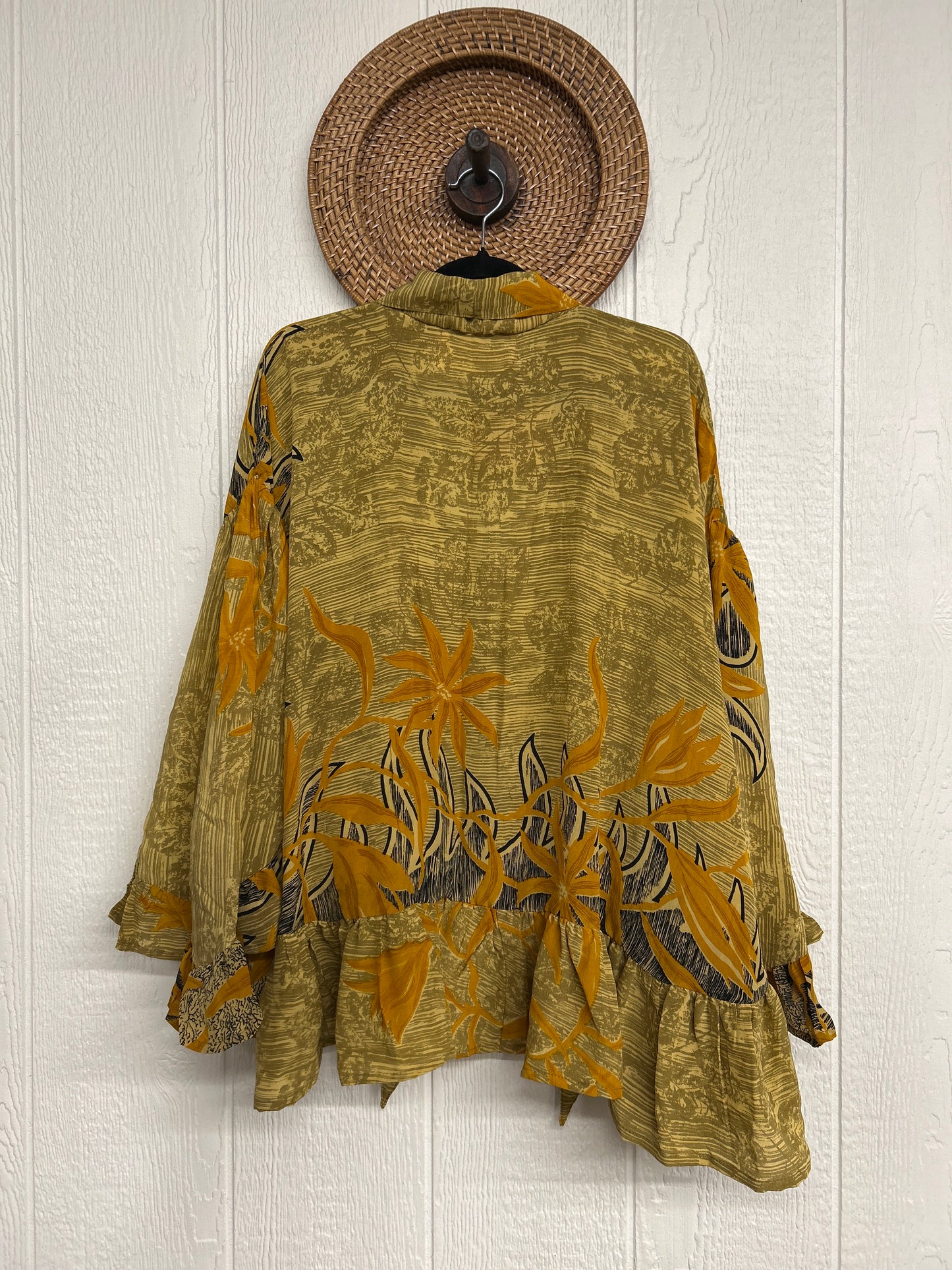 Crepe Sari Wild Rose Top 1225 107