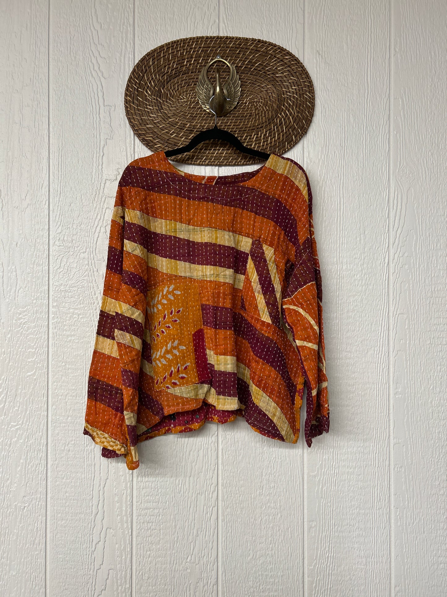 Pareo Kantha Wanderer Pocket Crop Top 0226 175