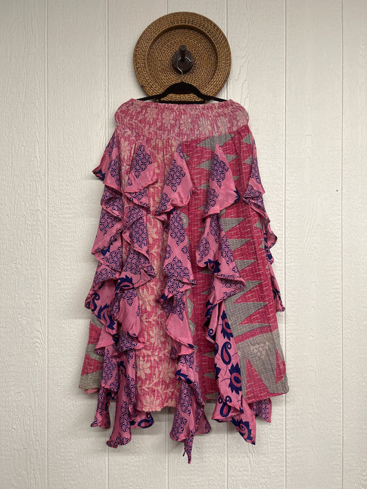 Pareo Kantha Willow Maxi Skirt 0826 241