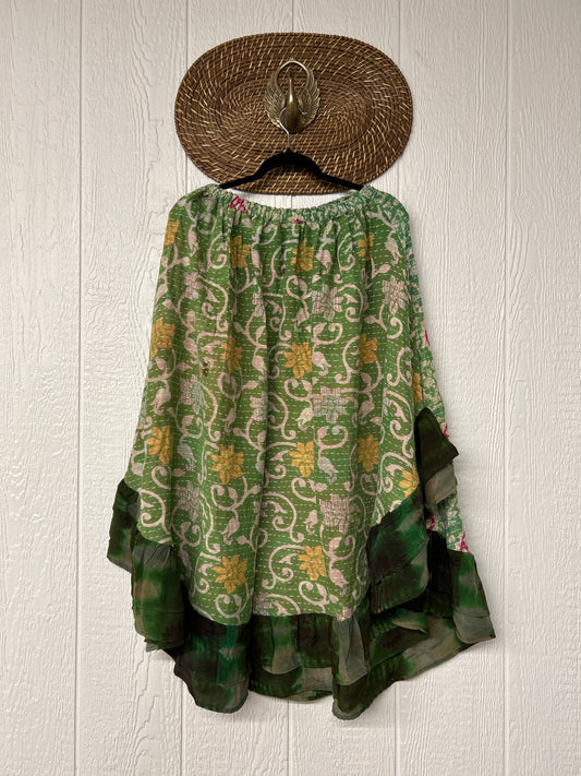 Pareo Kantha Wild Rose Skirt 0426 181
