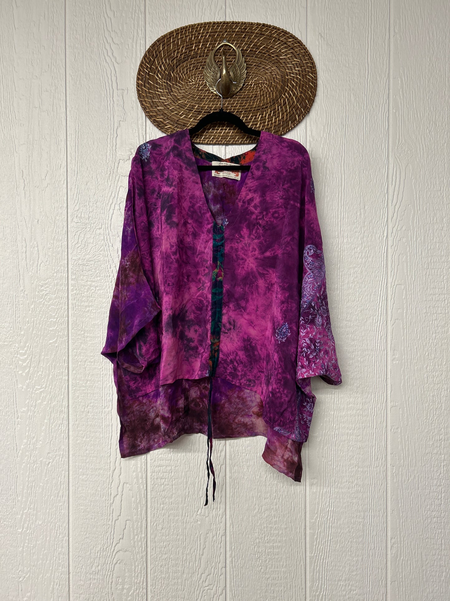 Crepe Sari Hi Lo Butterfly Top 0726 200