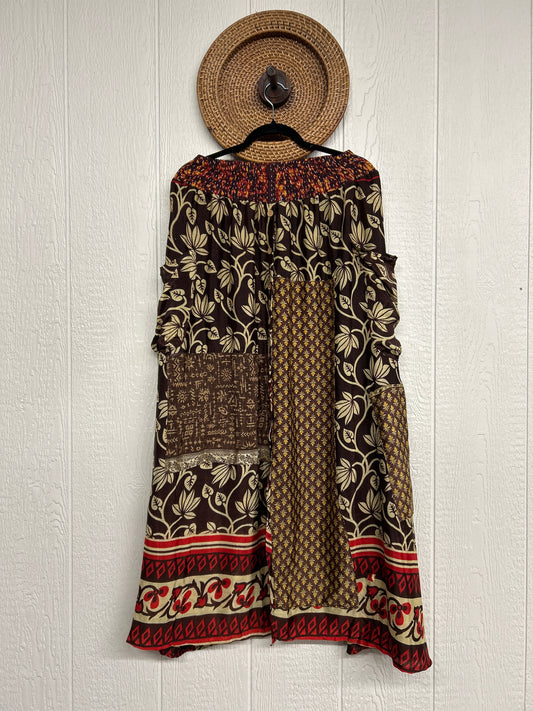 Rasgulla Sari Butterfly Cargo Skirt 0126 032