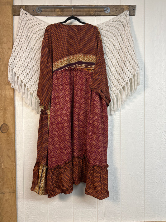 Rasgulla Sari Rhiannon Kimono 0826 046