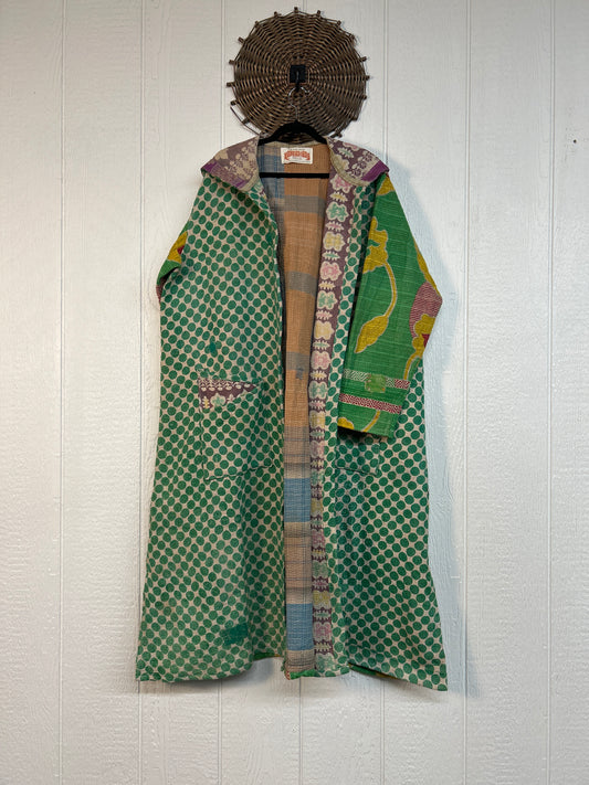 Fine Kantha Rising Sun Coat 1026 170