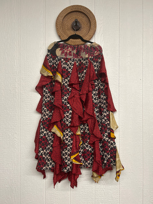 Pareo Kantha Willow Maxi Skirt 0826 220