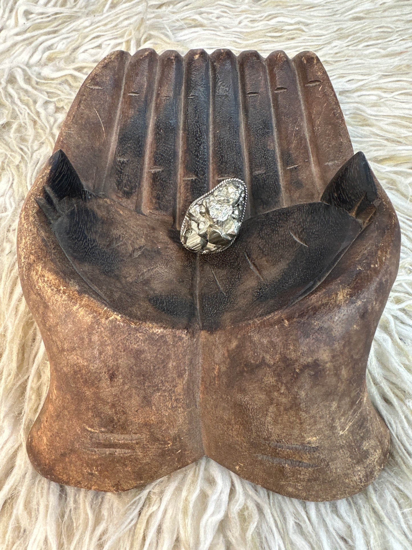 RETAIL Pyrite Ring 0226 031