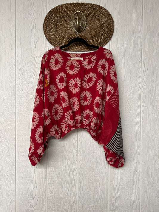 Crepe Sari Luna Crop Top 0126 212