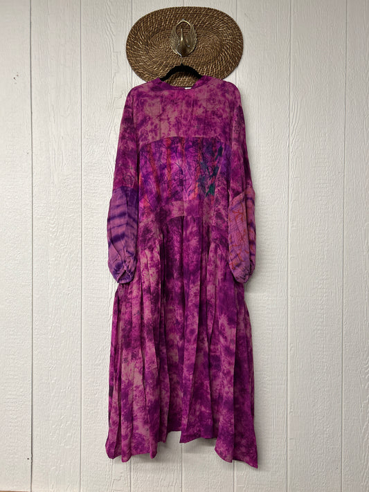 Crepe Sari Evermore Kimono 1026 069