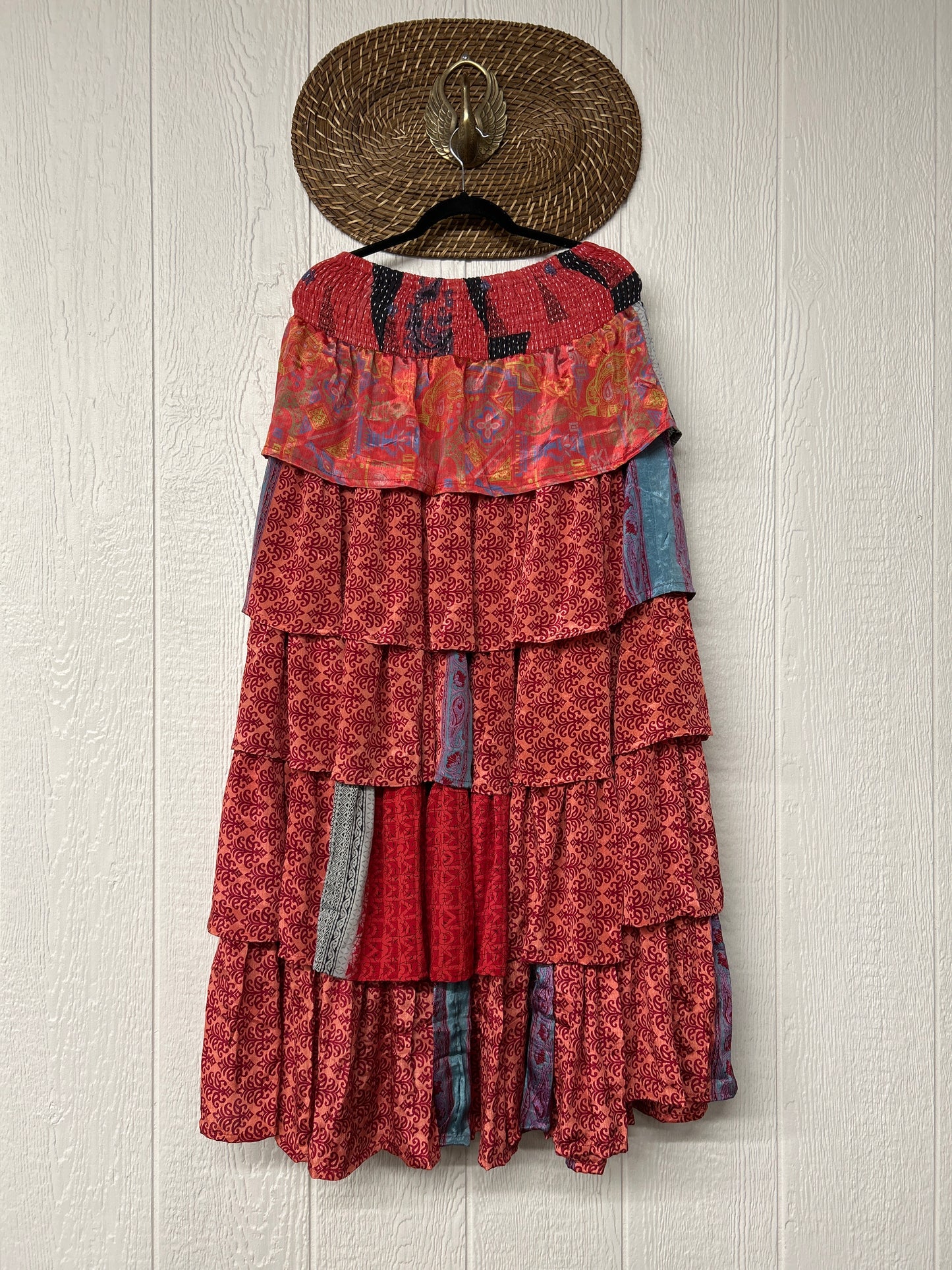 Rasgulla Sari Venus Ruffle Maxi 1125 032