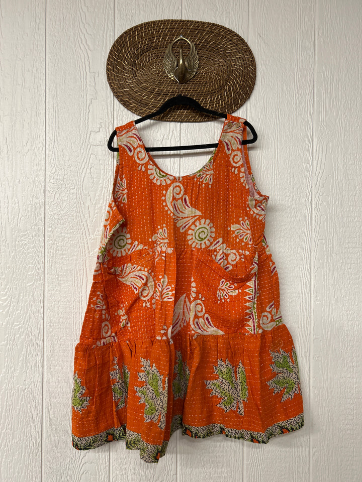 Kantha Meadow Mini Dress 0625 208