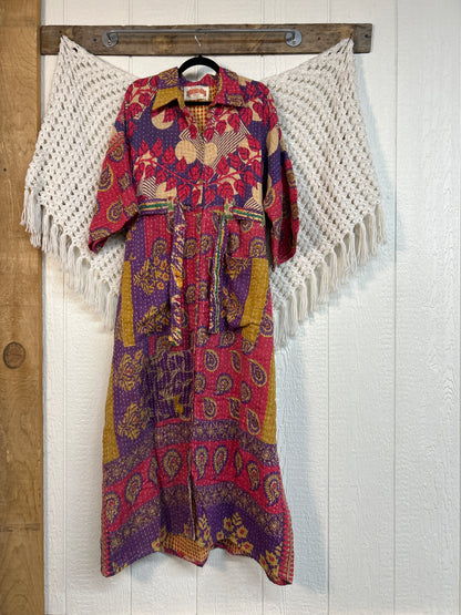 Pareo Kantha Gravity Duster Dress 0226 119