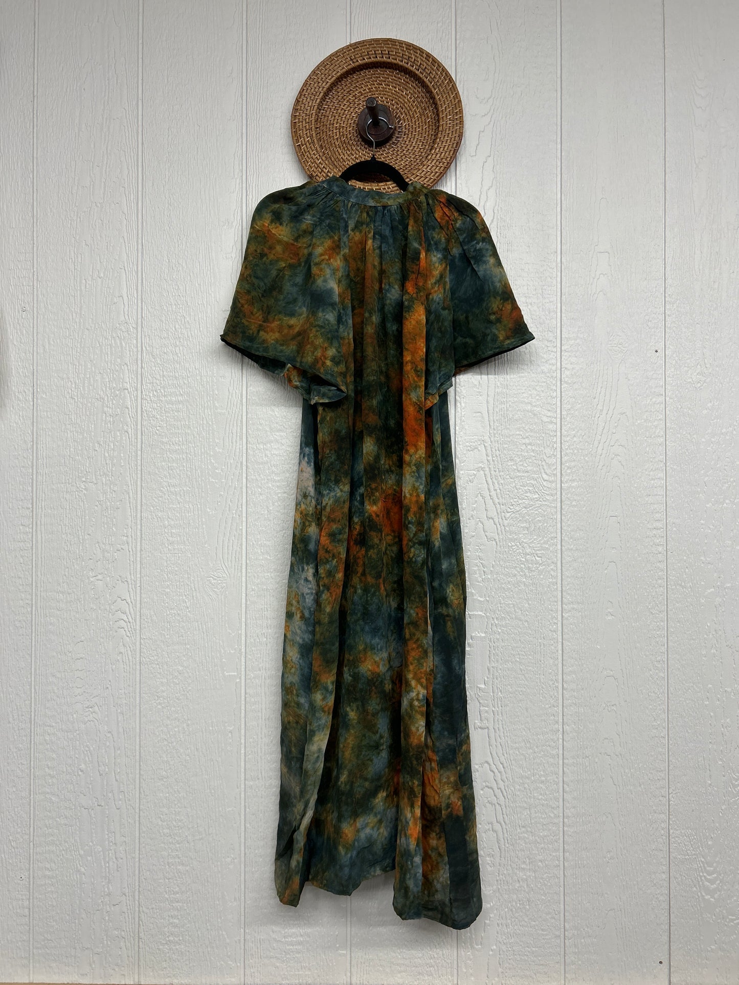 Crepe Sari Summer Woodstock Duster 0626 081