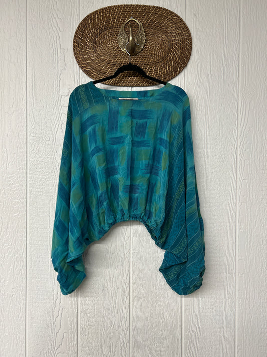 Crepe Sari Luna Crop Top 0126 165