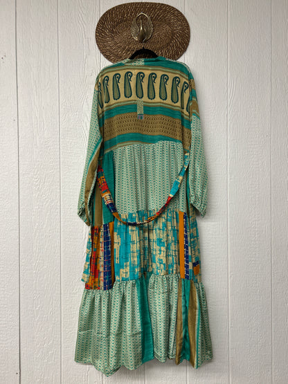 Rasgulla Sari Luminous Maxi Dress 0226 124