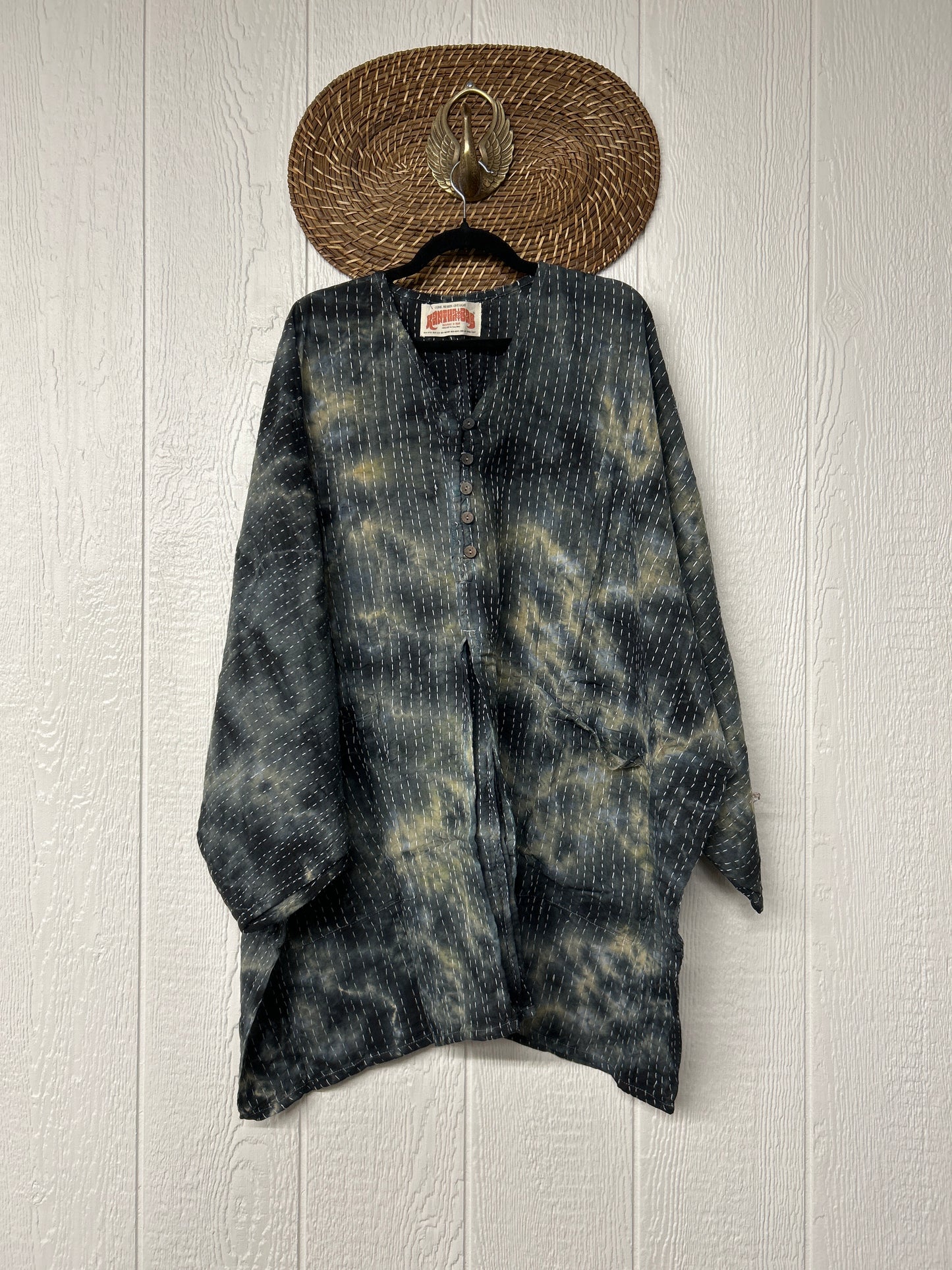 Pareo Kantha Gaia Split Tunic 0526 032