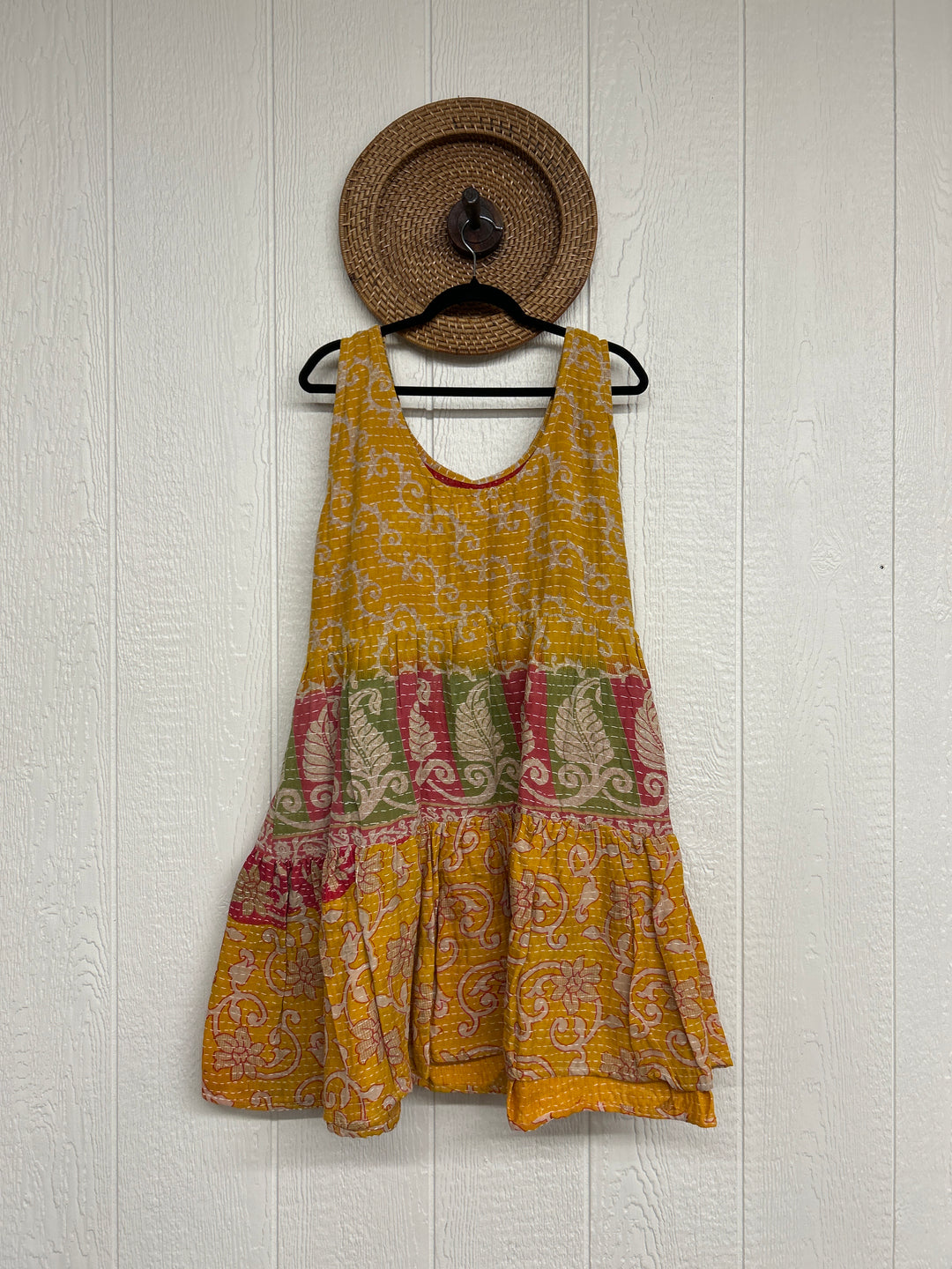Kantha Meadow Mini Dress 0425 132