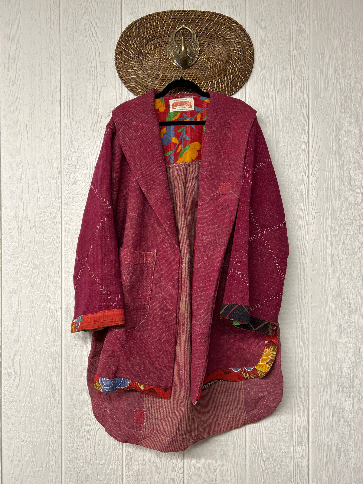 Fine Kantha Drifter Coat 1026 209